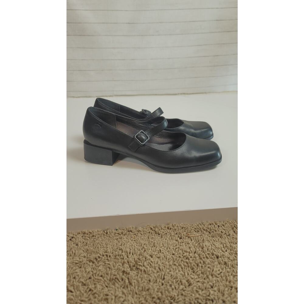 CAMPER KOBO MARY JANE DRESS PUMP IN BLACK MATTE LEATHER, SZ 41 EU /10 US